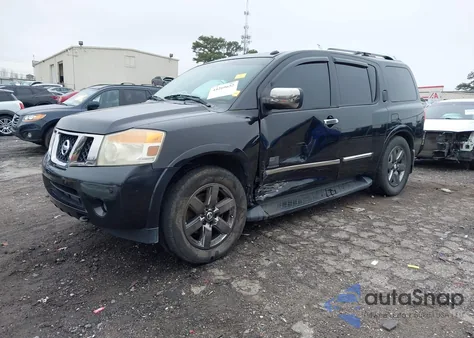 2014 Nissan Armada Platinum from USA, damaged, VIN 5N1BA0NF3EN604229